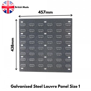 Louvre Panel Size 1 438mm x 457mm